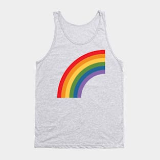 Simple Rainbow Arc Tank Top